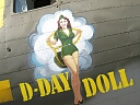 D-DAY DOLL AIRPLANE NOSE ART