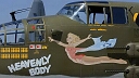 heavenly body airplane nose art - b 24